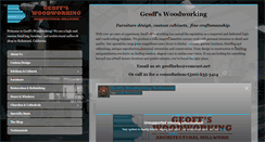 Desktop Screenshot of geoffswoodworking.com