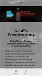 Mobile Screenshot of geoffswoodworking.com